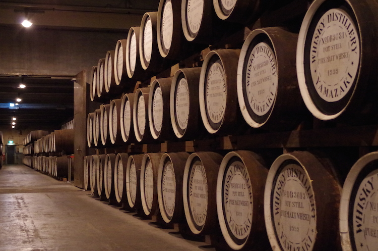 whiskey barrels