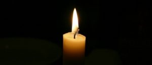 lit candle
