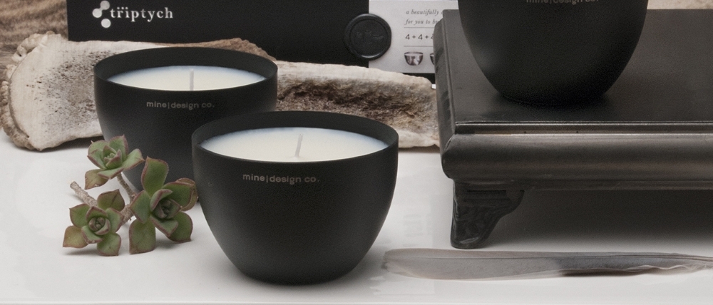 triptych candle top image